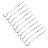 10PCS Tent Pegs HeavyDuty Aluminum Alloy Tent Stakes Pegs with Hook for Camping Hiking Pavilion