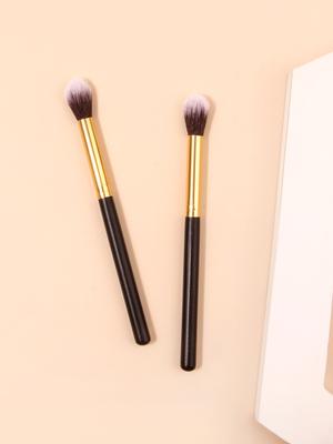 2 Sets Flame Smudge Brush Eye Shadow Brush Nose Shadow Contouring Brush Highlight Blush Brush Multi-functional Makeup Brush