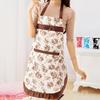 Yousheng Lady Bowknot Waterproof Kitchen Cute Apron