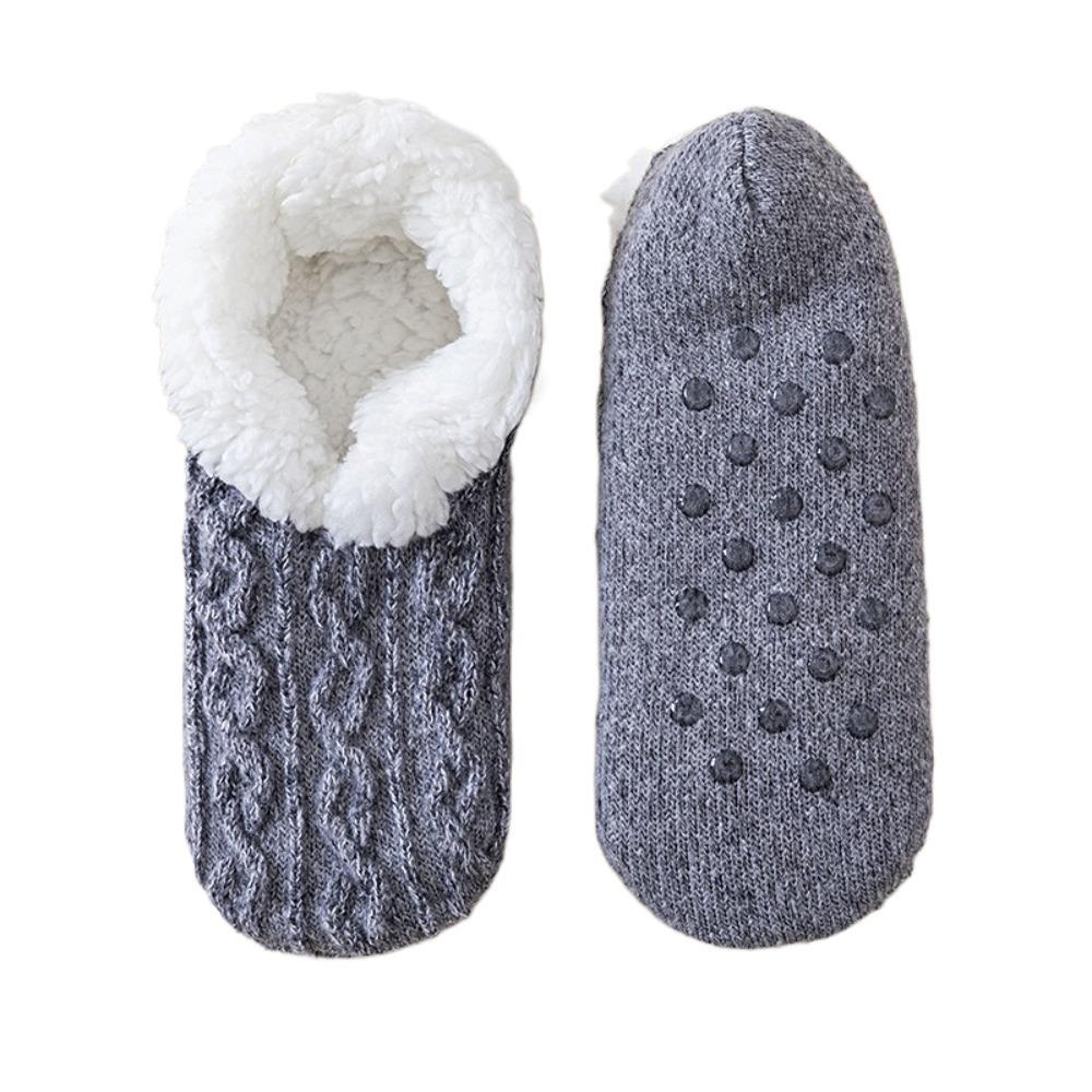 Fleece Thickened Sleep Socks Warm Lamb Fleece Socks Autumn Winter Carpet Home Socks  Women