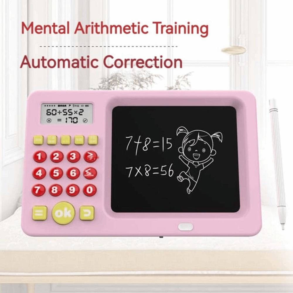 2 in 1 Maths Teaching Calculator LCD Screen Children's Drawing Board Girls/Boys