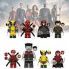Kt1076 Wolverine Deadpool Magneto Strongman Building Block Figurines For Creative Play And Imaginative Fun