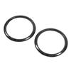 2pcs Car AC Outlet Ring Carbon Fiber Air Conditioning Vent Trim Replacement for Subaru BRZ