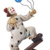 Clown Figure Statue Sculpture Collection Statuette Desk Ornament for Table Decoration Cabinet