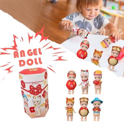 Surprise Box Doll Gift Uncover The Mysterious Realm Angel With Winged Angel Statue In Surprise (Single Box)
