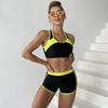 Women S Sexy Sporty Bikini Swimsuit Patchwork Slim Fit Beachwear