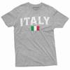 Herren Italien Flagge Hemd Italien Länderflagge T-Shirt Italien Nationales Hemd Italia Geschenke