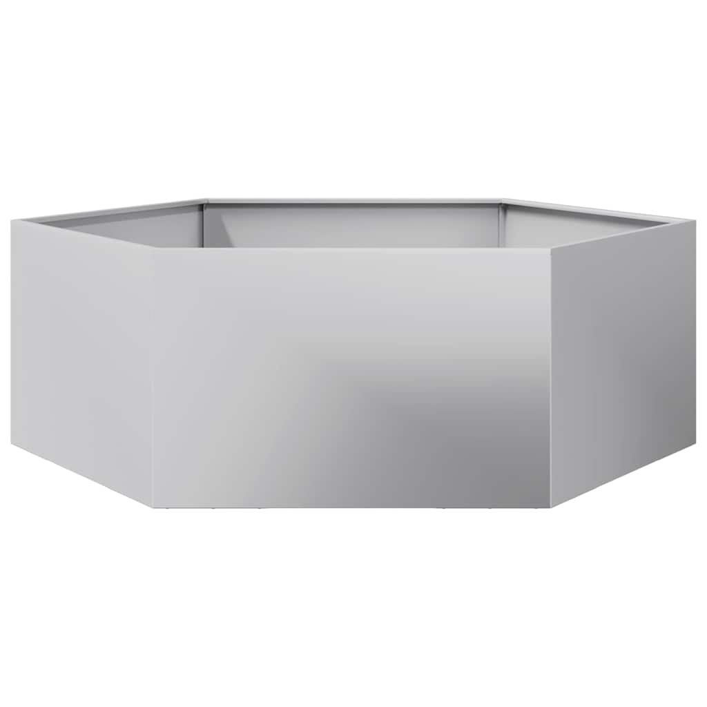 Hexagonal Planter 138x120x45 Cm Galvanized Steel