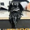 Literary Table Figure with Open Book, Hooded Shelf Decoration for Desk, Home Library, and Quiet Study Display Indoors