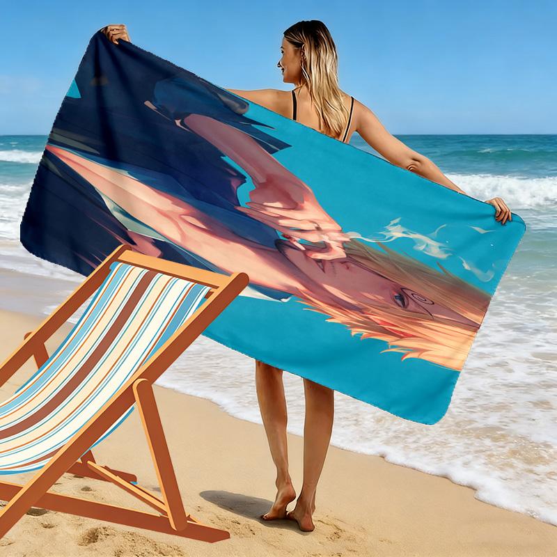 Adventurous Crew Unites Beach Towel Portable for Travel Outdoor Camping Outdoor Pool Towel Seaside Absorbent Bath Towel Printing Comfort Beach