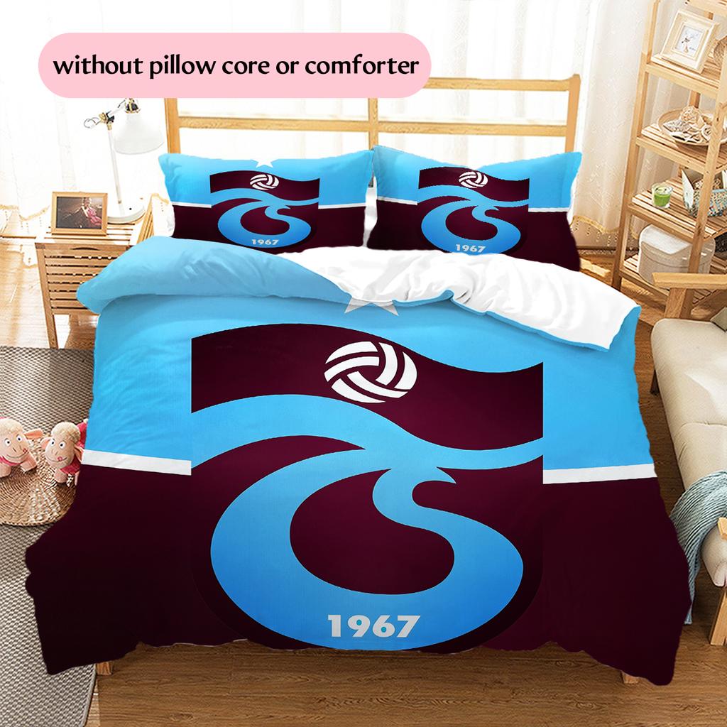 Biancheria da letto con motivo Trabzonspor Decorazione per la casa Regalo di compleanno e per le feste (1 * copripiumino + 2 * federa, senza nucleo)