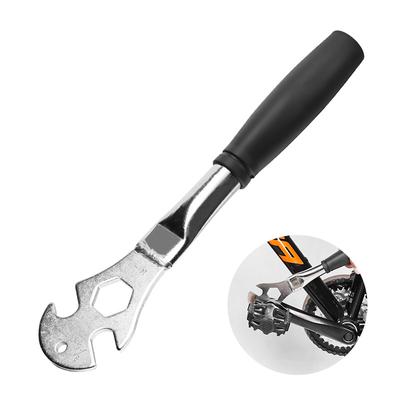 Fahrradpedalschlüssel Extra Langer Griff MTB Rennrad Berg Multi-funktionales Fahrradwerkzeug Fahrradpedalabschraubschlüssel