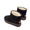 Snow boots women's short tube new winter snow cotton shoes piled thickened bread shoes warm women
