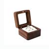 Box Gift Earrings Organizer Wedding Wooden Storage Box Presentation Box Ring Bearer Box Ring Box