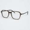 Alloaiweeo [The Air] Al5310 0910G Ultra-Lightweight Oversized Square Black Eyeglass Frame Blue Light Lens Selection