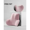 Breathable Memory Foam Car Seat Cushion Luxury Neck Rest Headrest Lumbar Support Pillow Cotton Material Back Massage Universal