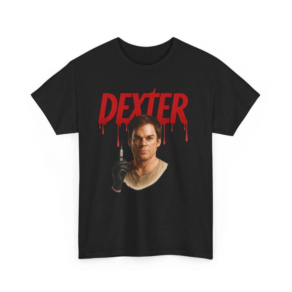 Dexter Morgan Harrys kode Vintage vaskede T-skjorter Herre Dame Klær Casual Oversized T-skjorter Mote Gotisk Bomulls T-skjorte