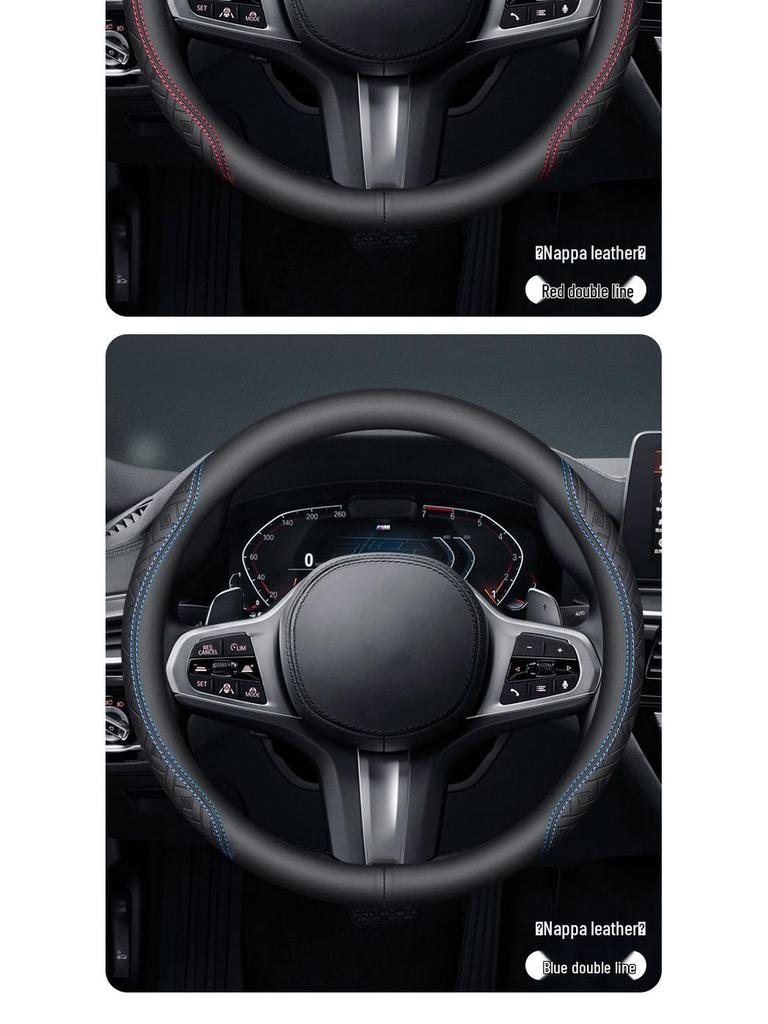 Borgward Steering Wheel Cover for BX7, BXI7, BX6, BX5, BX3 - Suede, Universal Four Seasons.