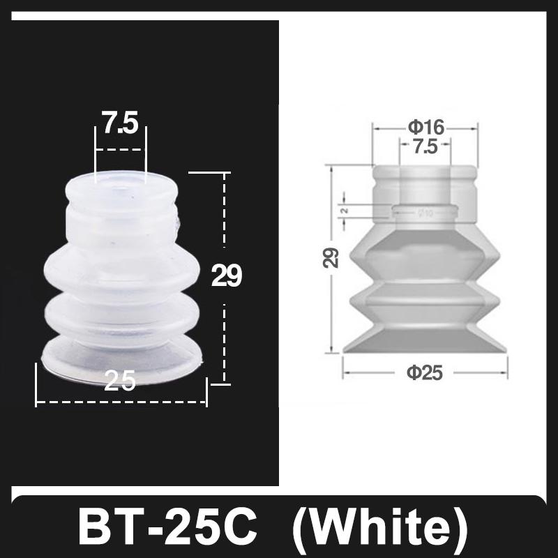 BT Ventuză Mare cu Vacuum din Silicon Strat Unic Robot Accesorii Pneumatice Industriale Duză cu Aspirație Puternică