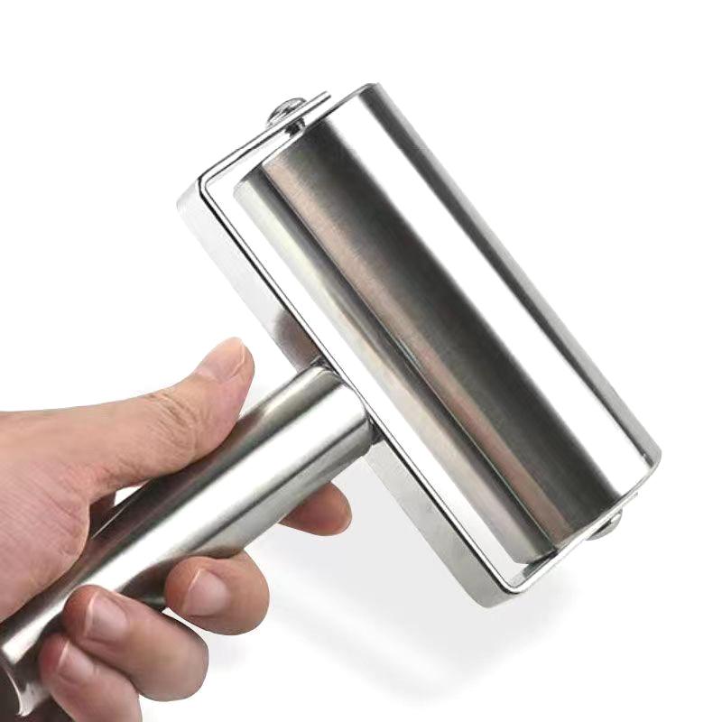 Double Head Stainless Steel Non-stick Rolling Pin Dough Pastry Roller For Dumplings Noodles Pizza Pies Kitchen Baking Tools 1