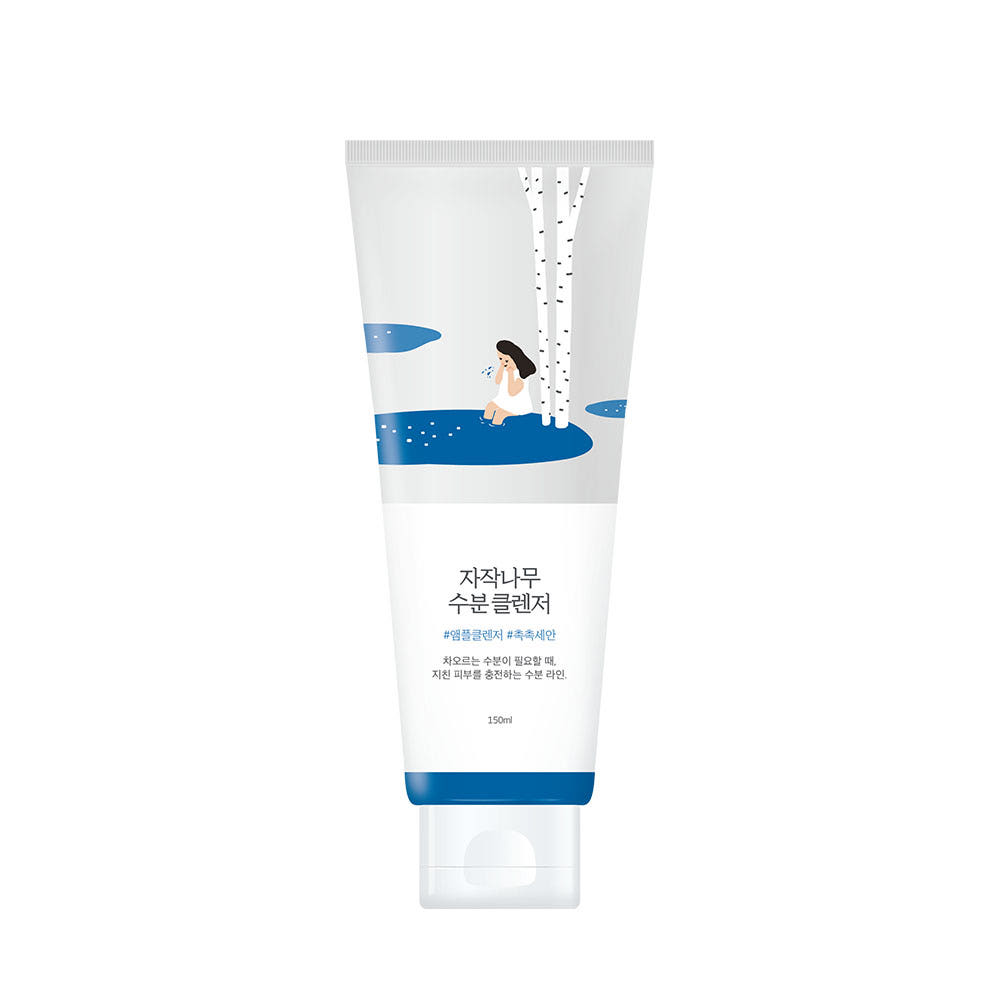 Round Lab Birch Juice Moisturizing Cleanser 150ml Gentle Hydrating Foam Cleanser