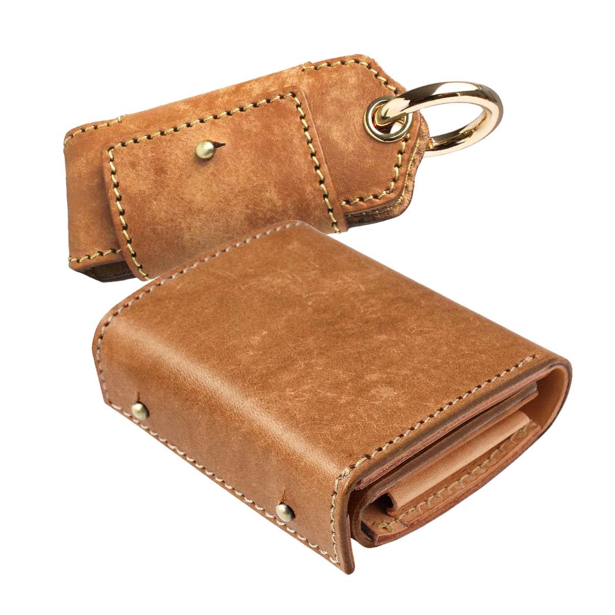 

шкіряний компактний справжній італійський набір гаманців для монет [Days Art] Гаманець у формі книги, мульти-ключниця, подарунок, гаманець, гаманець, чоловічий, жіночий, унісекс, шкіряний, коричневий