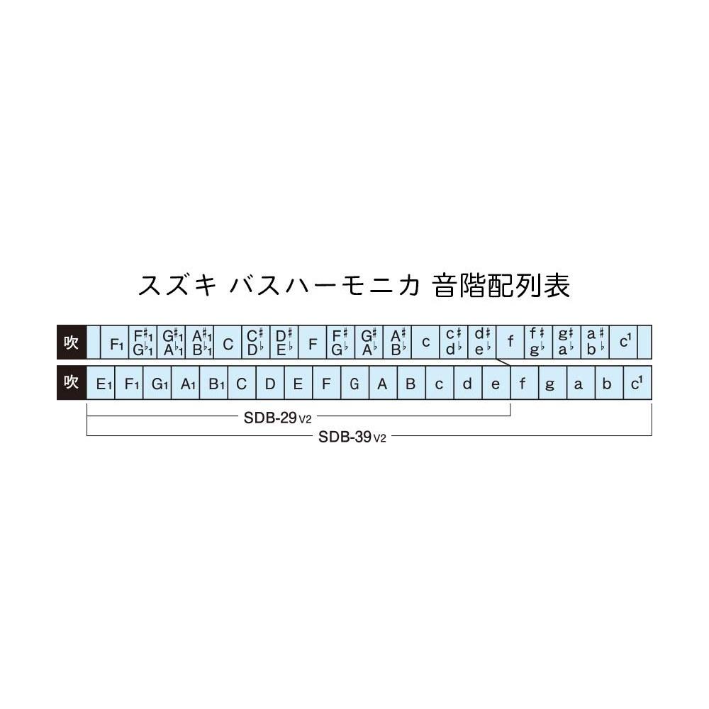 Suzuki Double Bass Harmonica SDB-29V2