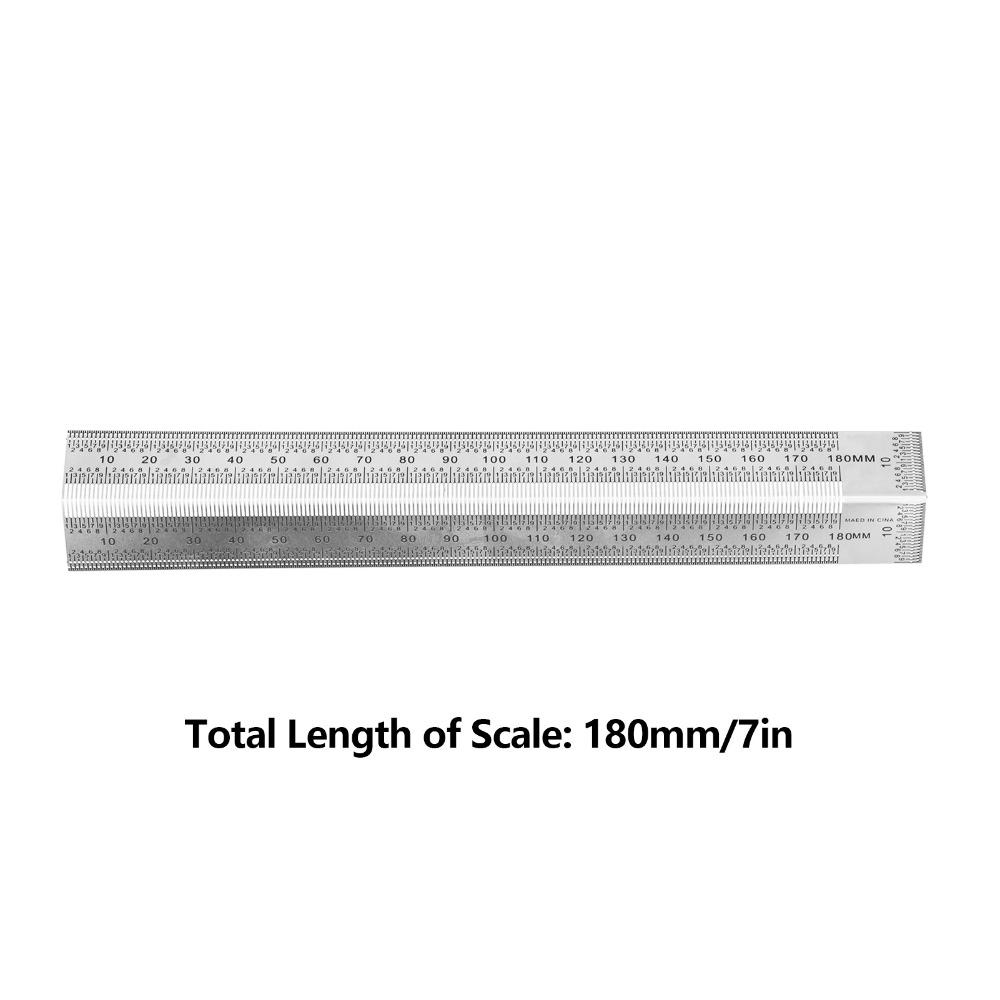 T-Type T-Type Ruler Stainless Steel Woodworking Scribing Ruler Bend Rules  Woodworking Measurement