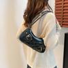 Fashion Bag Women's Bag New Locomotive Wind Sweet Cool Hot Girl Wind Hand Bag Niche Design Single Shoulder Dumpling Bag