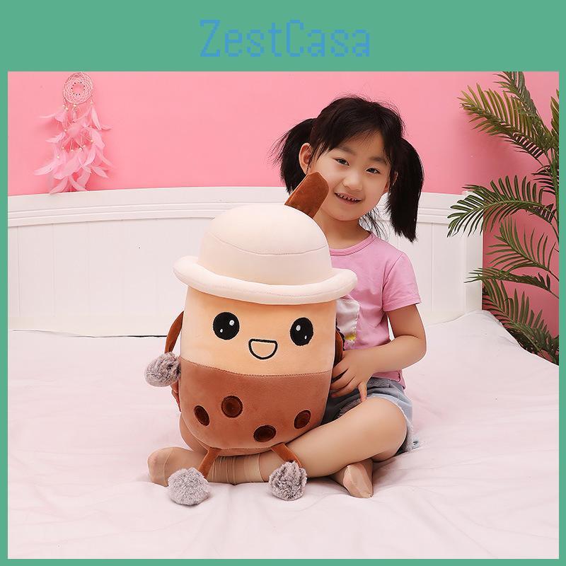 Tea Pearl Milk Plush Toy Cartoon Stuffed Doll Bedroom Decoration Kids Gifts