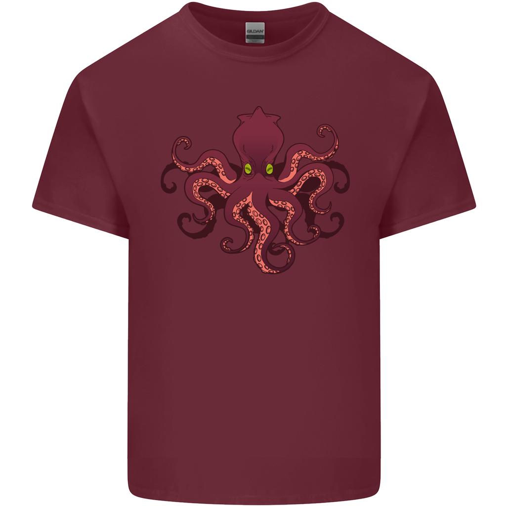 Octopus Cthulhu Kraken Squid Scuba Diving Unisexs Light Cotton TShirt