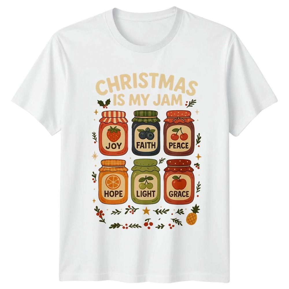 Christmas Is My Jam Holiday Christmas Graphic Unisex TShirt Unisex Unisex Tee S