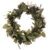 45CM Elegant Pink Peony Wreath Garland Floriation Decoration Hanging for Door Wedding Festival