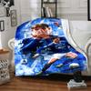 Captains Pose Blankets Flannel Printed Breathable Warm Throw Blanket for Home Office Bedspreads 0708a13