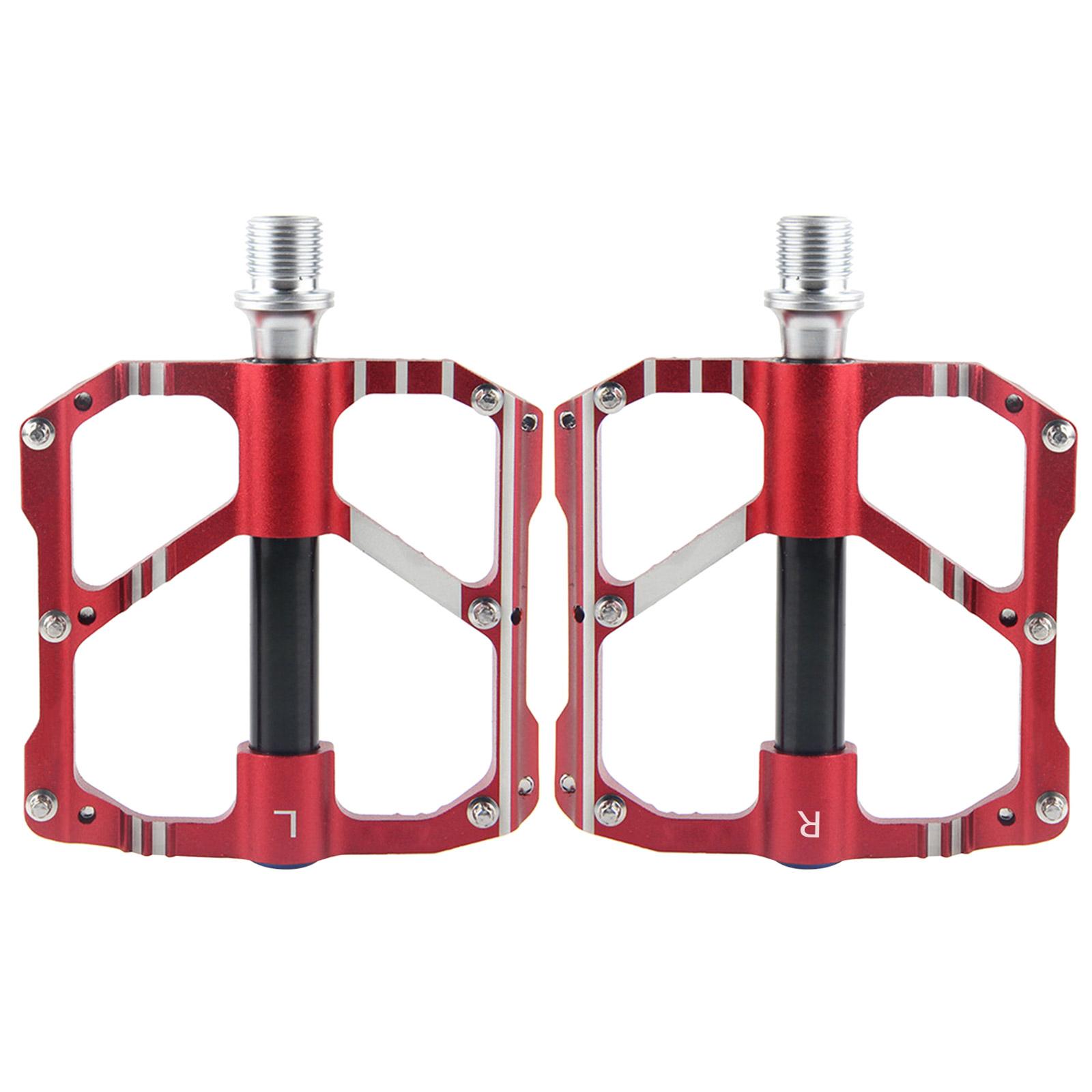 

Aluminum Alloys Bicycles Flat Pedal Quickly Release Cycling Pedal 3 Bearings Cycling Platform Pedal for Road Foldings Bicycles червоний