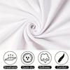 Soccer Ball Beach Towel Flat Print Black White Football Pattern Large Microfiber Pool Towel for Kids Boys Sports Fans Gym