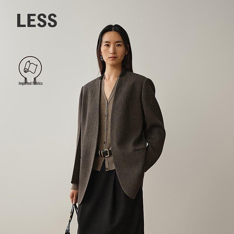 LESS Wool Peak Lapel Loose Blazer
