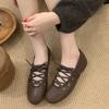 Fashion New Fashion Comfortable Soft Leather Ballet Shoes 2025 Round Toe Lightweight Designer Shoes Elegant Party Dress Women Shoes