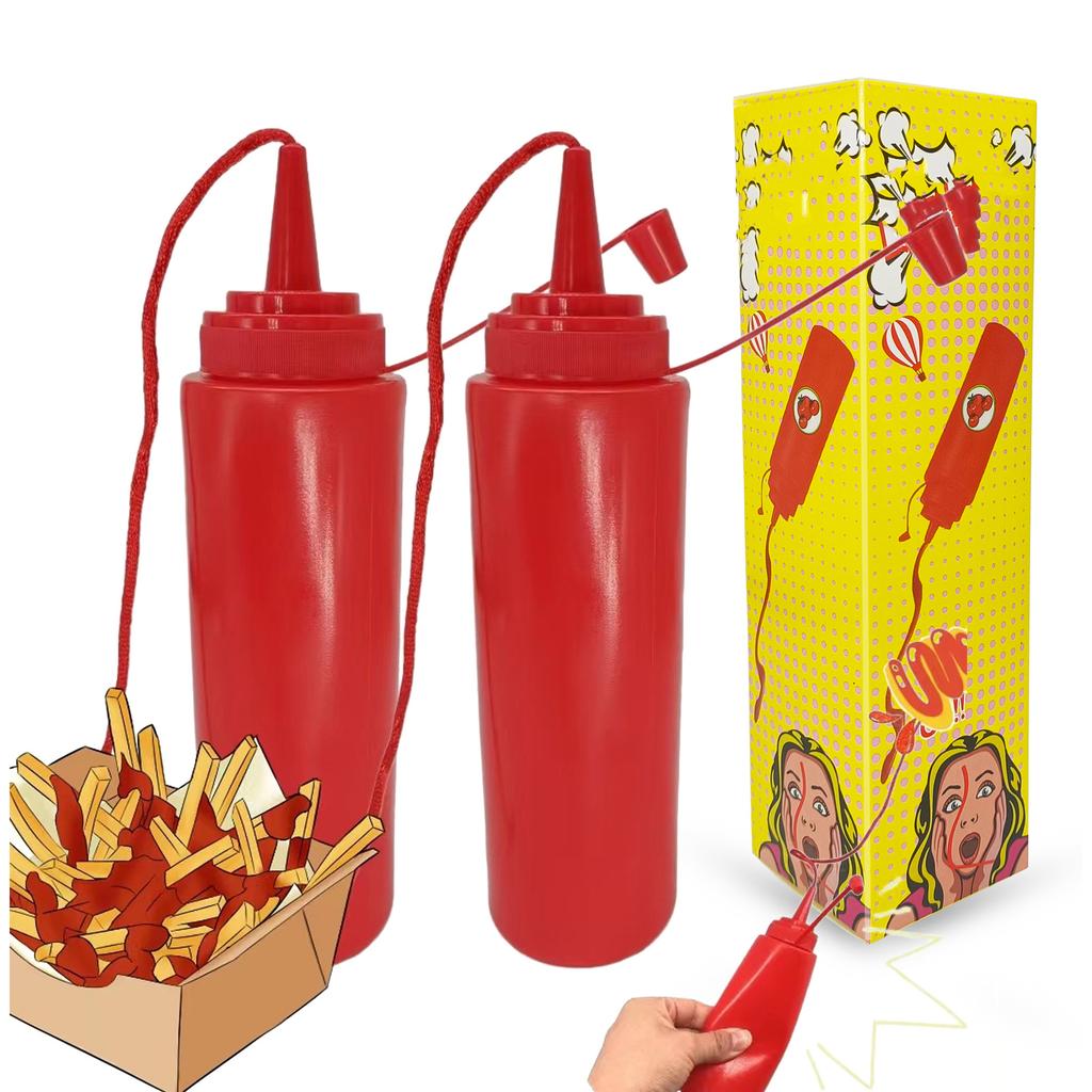Realistische Fake Ketchup Flasche Streichspielzeug Für Partys Witze Gags Und Urkomische Überraschungen