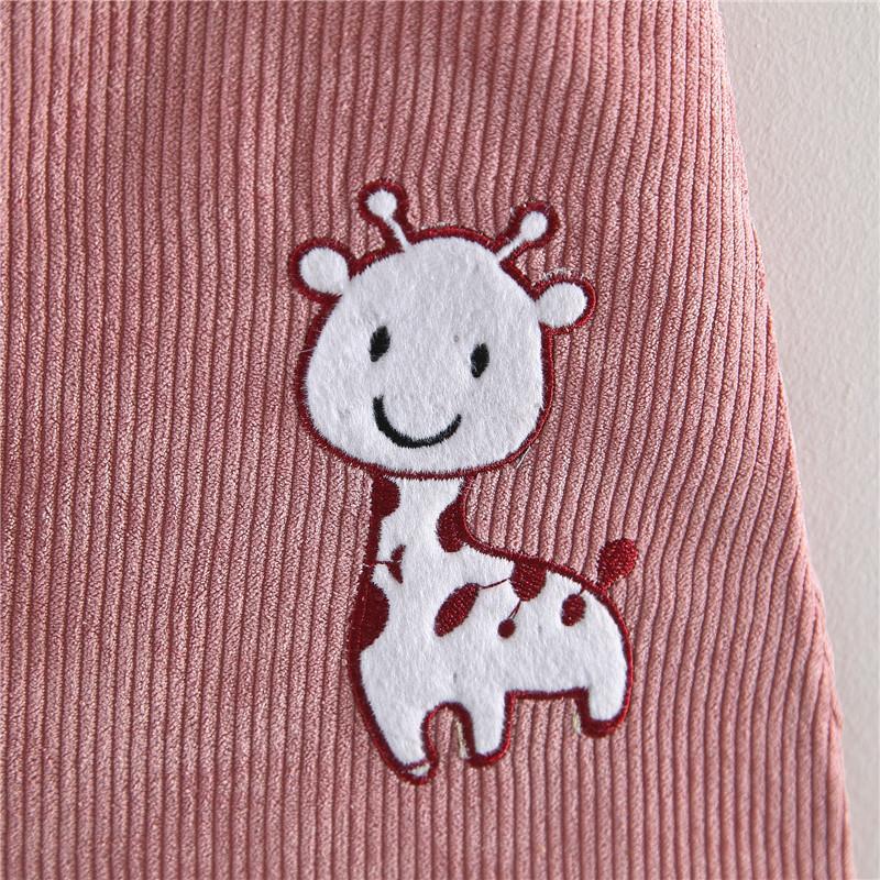 Toddler Girl Deer Print T Shirt And Suspender Skirt Set Cute Casual Two Piece Outfit For Baby Girls Age 1-4 Years Summer
