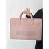 Protective Pink Laptop Handbag - Gender-Neutral Computer Case