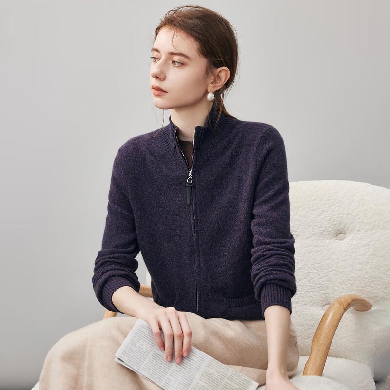 

Komom Boka Women s Deep Wisteria Cashmere Cardigan XL