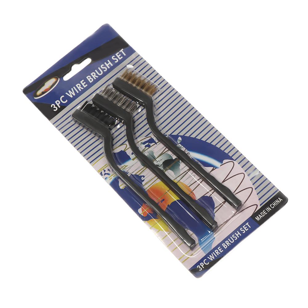 Durable Stainless Steel Car Wire Brush Grill Clean Tool Cleaning Brushes Rust Paint Remove Tool