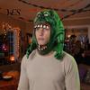 Durable Latex Masque Hood Halloween Masque, Spooky Frog Full Head Molded for Halloween, Masquerade Party, Cosplay Costume, Role Playing Prop Adult