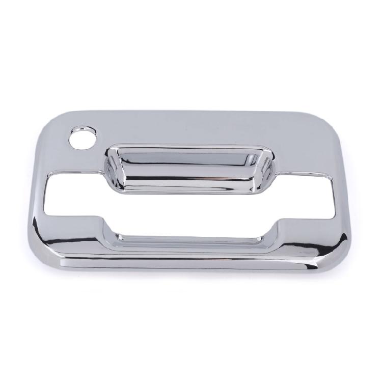 Silver Look Exterior Handle Trim Set, 4 Piece ABS Door Handle Covers for 2004-2014 Truck Door Area Update Daily