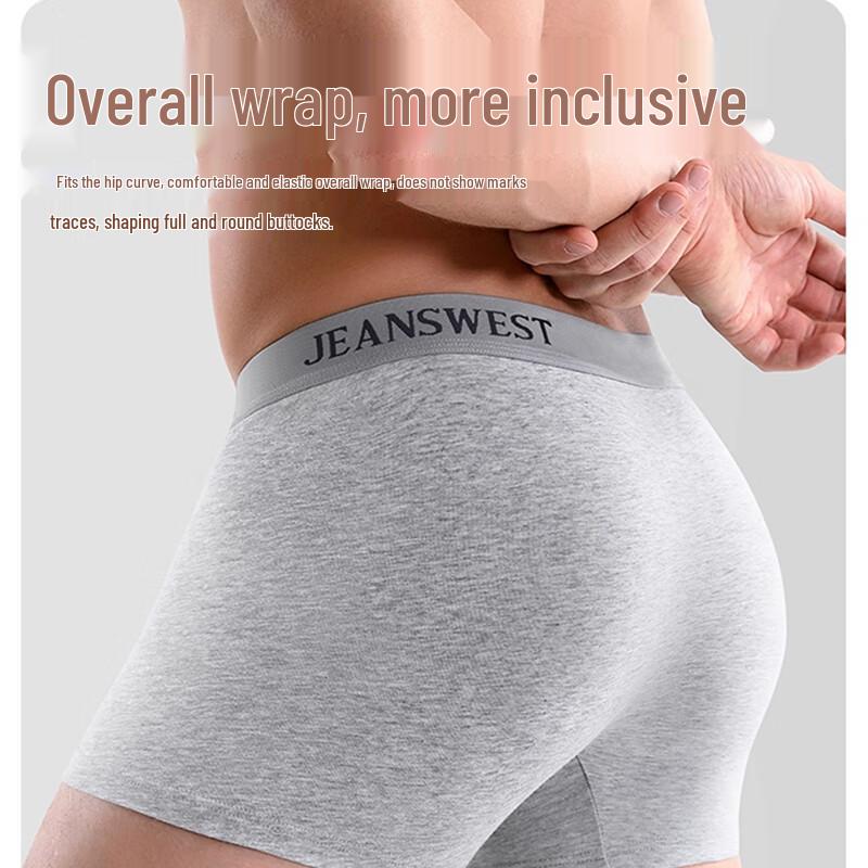 Jeanswest Men's Cotton Boxer Briefs