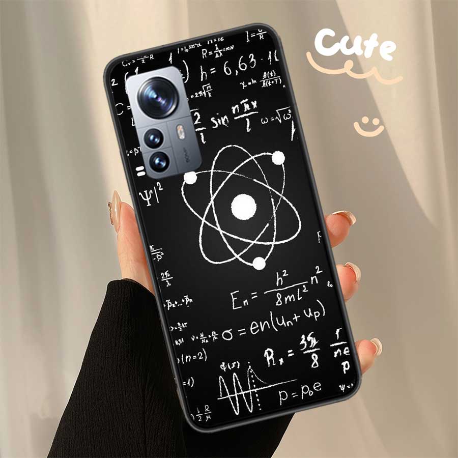 Physics Chemical Mathematics Phone Case For Xiaomi Poco X7 X6 X5 X4 X3 GT NFC M4 M5 Pro 5G M3 Mi F6 F5 F4 F3 F2 F1 Capa Coque TP