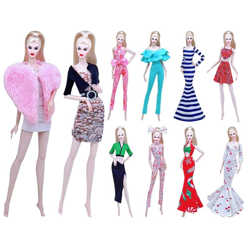 

Casual Wears Doll Elegant Dresses Mini Party Pants Clothes for 1/6 BJD 30cm Dolls for 11.5 Dolls 9