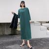 YYFS Women's Fashion Fall Winter Long Sleeve O-Neck Loose Waistline Casual Dresses