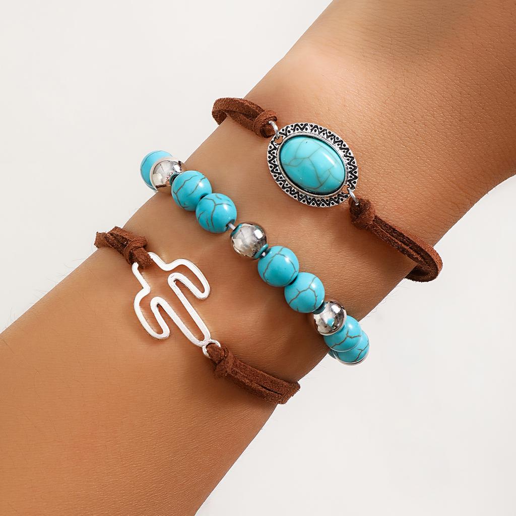 Ingemark 3er-Set Vintage Elastisches Perlenarmband für Damen Trend Kreativ Koreanisches Samt Verstellbare Seilkette 2026 Neuer Schmuck